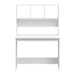 Birou cu rafturi, alb, 102x45x148 cm, lemn compozit - WALTI WALTI