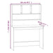 Birou cu rafturi, alb, 102x45x148 cm, lemn compozit - WALTI WALTI