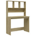 Birou cu rafturi, stejar sonoma, 102x45x148 cm, lemn compozit - WALTI WALTI