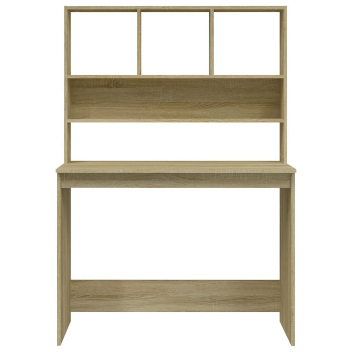 Birou cu rafturi, stejar sonoma, 102x45x148 cm, lemn compozit - WALTI WALTI