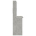 Birou cu rafturi, gri beton, 102x45x148 cm, lemn compozit - WALTI WALTI