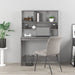 Birou cu rafturi, gri sonoma, 102x45x148 cm, lemn compozit - WALTI WALTI
