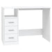 Birou cu sertare, alb, 102x50x76 cm, lemn prelucrat - WALTI WALTI