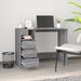 Birou cu sertare gri sonoma 102x50x76 cm lemn prelucrat - WALTI WALTI