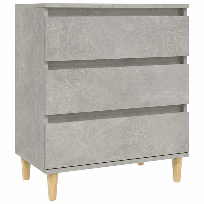 Servantă, gri beton, 60x35x70 cm, lemn prelucrat WALTI