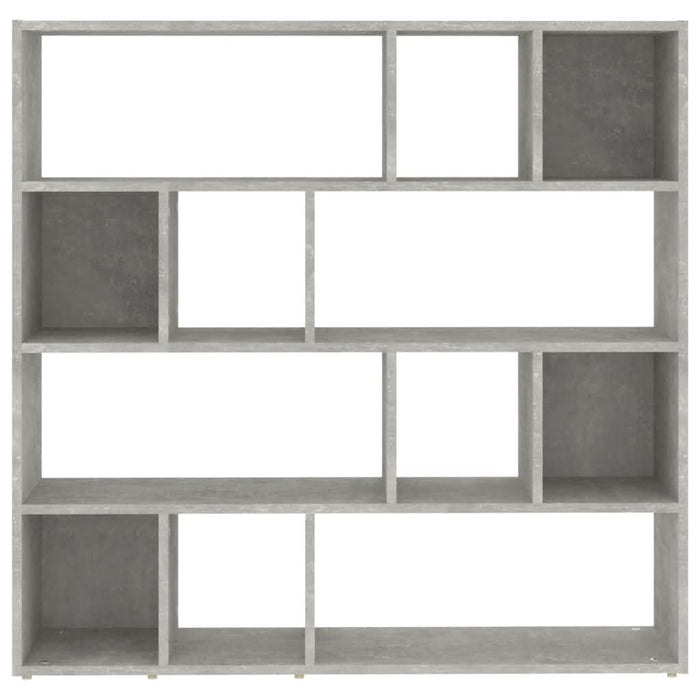 Bibliotecă/Separator cameră, gri beton, 105x24x102 cm - WALTI WALTI
