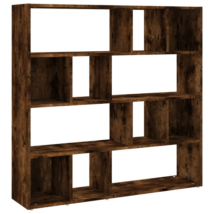 Bibliotecă/Separator de cameră, stejar fumuriu, 105x24x102 cm - WALTI WALTI