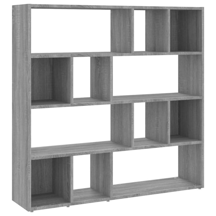 Bibliotecă/Separator de cameră, gri sonoma, 105x24x102 cm - WALTI WALTI