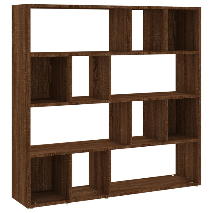 Bibliotecă/Separator de cameră, stejar maro, 105x24x102 cm WALTI