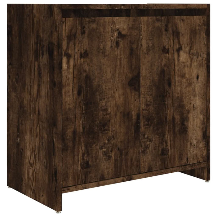 Dulap de baie, stejar fumuriu, 60x33x61 cm, lemn prelucrat - WALTI WALTI