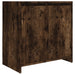 Dulap de baie, stejar fumuriu, 60x33x61 cm, lemn prelucrat - WALTI WALTI
