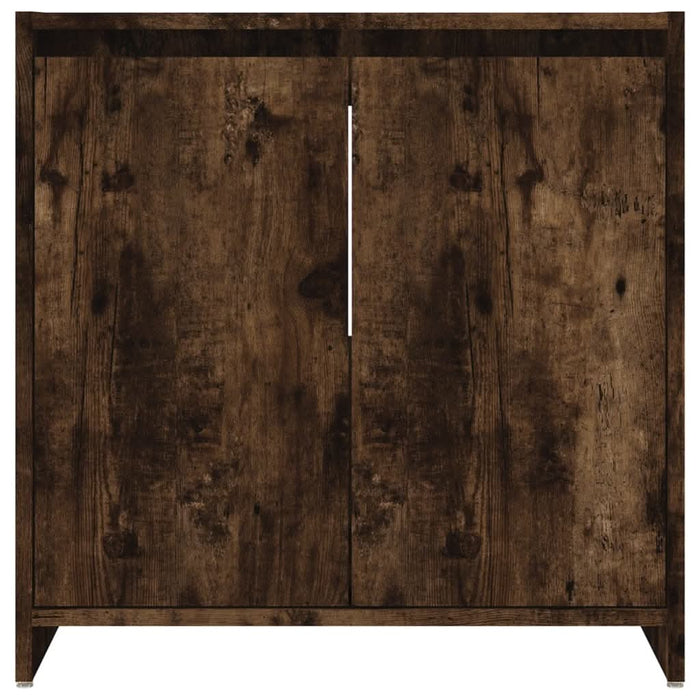Dulap de baie, stejar fumuriu, 60x33x61 cm, lemn prelucrat - WALTI WALTI