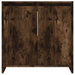 Dulap de baie, stejar fumuriu, 60x33x61 cm, lemn prelucrat - WALTI WALTI