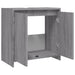 Dulap de baie, gri sonoma, 60x33x61 cm, lemn prelucrat - WALTI WALTI