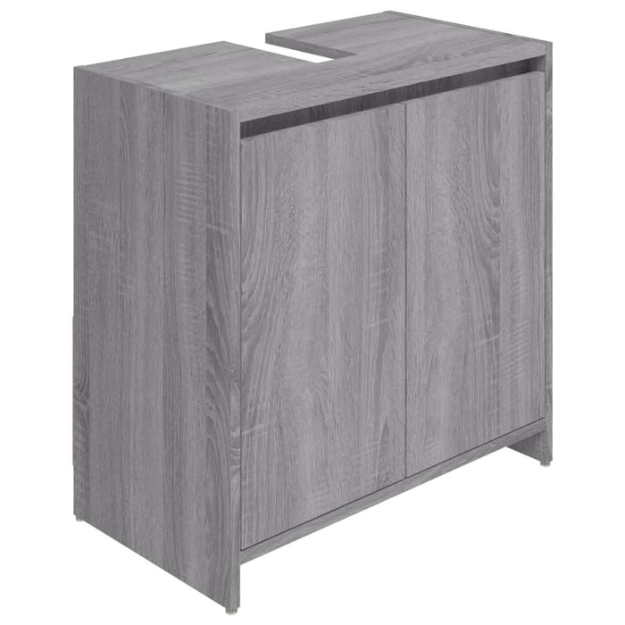 Dulap de baie, gri sonoma, 60x33x61 cm, lemn prelucrat - WALTI WALTI