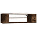 Dulap TV suspendat, stejar fumuriu 100x30x26,5 cm lemn compozit - WALTI WALTI
