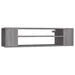Dulap TV suspendat, gri sonoma, 100x30x26,5 cm, lemn prelucrat - WALTI WALTI
