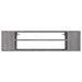 Dulap TV suspendat, gri sonoma, 100x30x26,5 cm, lemn prelucrat - WALTI WALTI