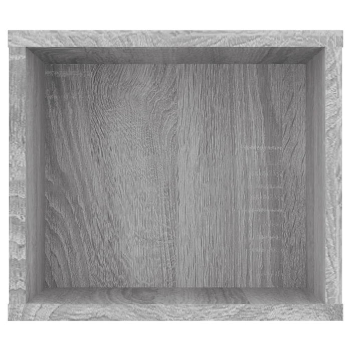 Dulap TV suspendat, gri sonoma, 100x30x26,5 cm, lemn prelucrat - WALTI WALTI