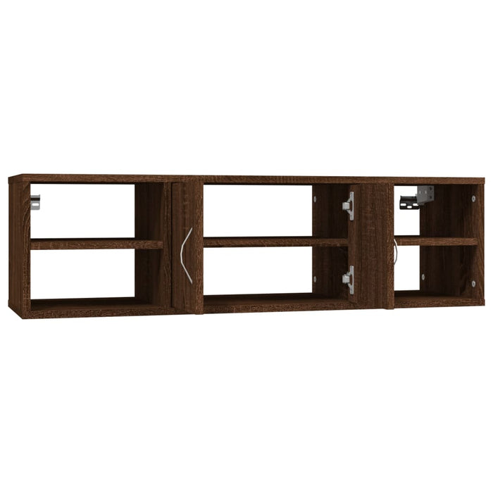 Raft de perete, stejar maro, 102x30x29 cm, lemn compozit WALTI