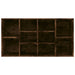 Bancă de pantofi, stejar fumuriu 103x30x54,5 cm lemn prelucrat - WALTI WALTI