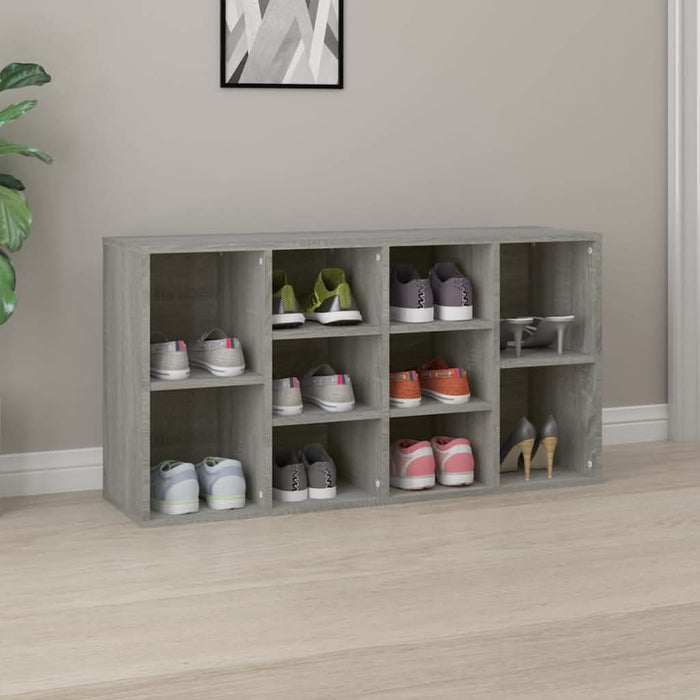 Bancă pentru pantofi, gri sonoma, 103x30x54,5 cm lemn prelucrat - WALTI WALTI