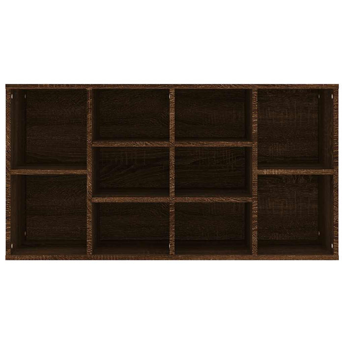 Bancă pentru pantofi stejar maro 103x30x55 cm lemn prelucrat WALTI