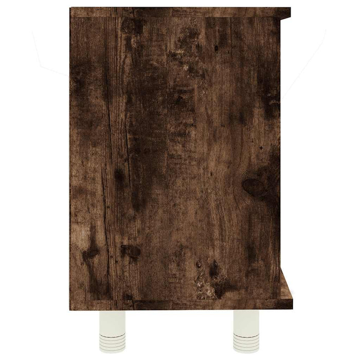 Dulap de baie, stejar fumuriu, 60x32x53,5 cm, lemn compozit - WALTI WALTI