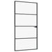 Ușă de interior negru 102x201,5cm sticlă securiz./aluminiu slim - WALTI WALTI