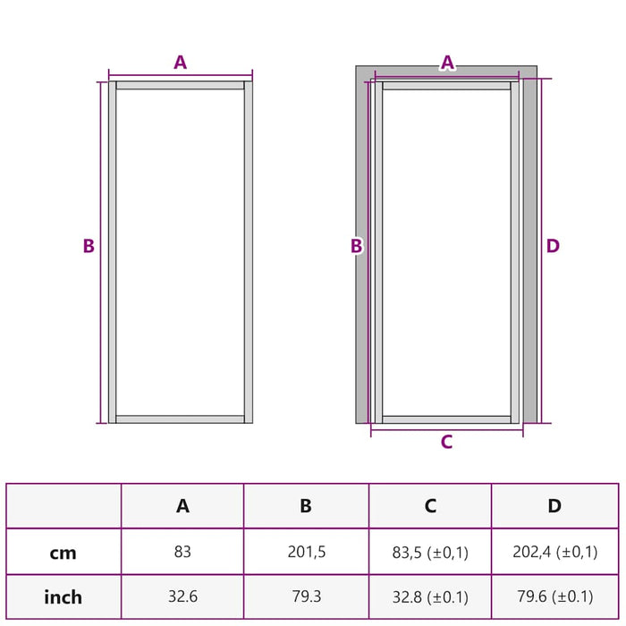 Ușă de interior negru 83x201,5 cm sticlă securiz./aluminiu slim WALTI