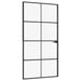 Ușă de interior negru 102x201,5cm sticlă securiz./aluminiu slim - WALTI WALTI