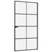 Ușă de interior negru 102x201,5cm sticlă securiz./aluminiu slim - WALTI WALTI