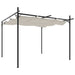 Pergola cu acoperiș retractabil, crem, 295x292x230 cm - WALTI WALTI