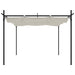 Pergola cu acoperiș retractabil, crem, 295x292x230 cm - WALTI WALTI