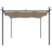 Pergola cu acoperiș retractabil, gri taupe, 295x292x230 cm - WALTI WALTI