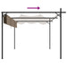 Pergola cu acoperiș retractabil, gri taupe, 295x292x230 cm - WALTI WALTI