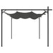 Pergola cu acoperiș retractabil, antracit, 295x292x230 cm - WALTI WALTI