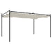 Pergola cu acoperiș retractabil, crem, 395x292x230 cm - WALTI WALTI