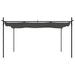 Pergola cu acoperiș retractabil, antracit, 395x292x230 cm - WALTI WALTI