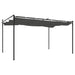 Pergola cu acoperiș retractabil, antracit, 395x292x230 cm - WALTI WALTI
