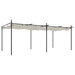 Pergola cu acoperiș retractabil, crem, 589x292x230 cm - WALTI WALTI