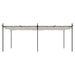 Pergola cu acoperiș retractabil, crem, 589x292x230 cm - WALTI WALTI