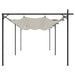 Pergola cu acoperiș retractabil, crem, 589x292x230 cm - WALTI WALTI