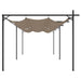 Pergola cu acoperiș retractabil, gri taupe, 589x292x230 cm - WALTI WALTI
