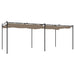 Pergola cu acoperiș retractabil, gri taupe, 589x292x230 cm - WALTI WALTI