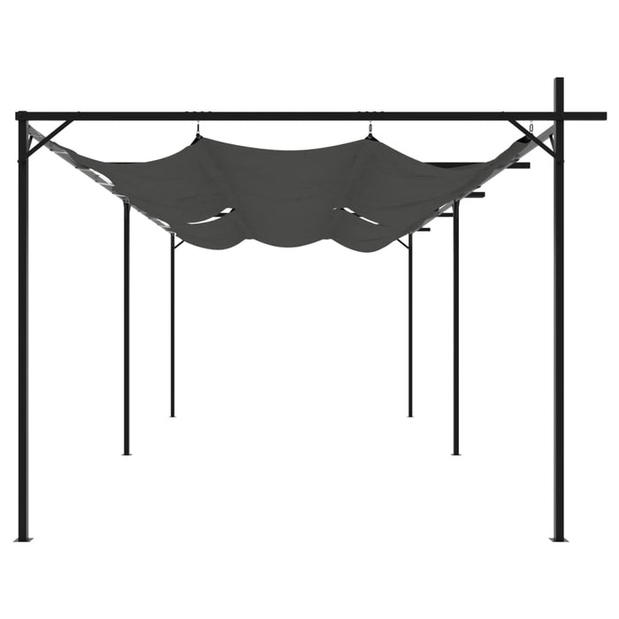 Pergola cu acoperiș retractabil, antracit, 589x292x230 cm - WALTI WALTI
