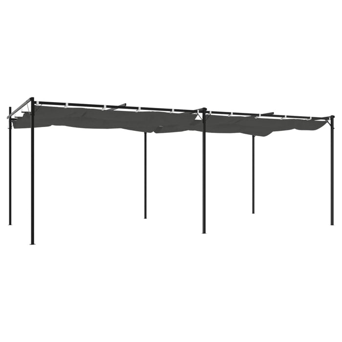 Pergola cu acoperiș retractabil, antracit, 589x292x230 cm - WALTI WALTI