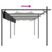 Pergola cu acoperiș retractabil, antracit, 589x292x230 cm - WALTI WALTI