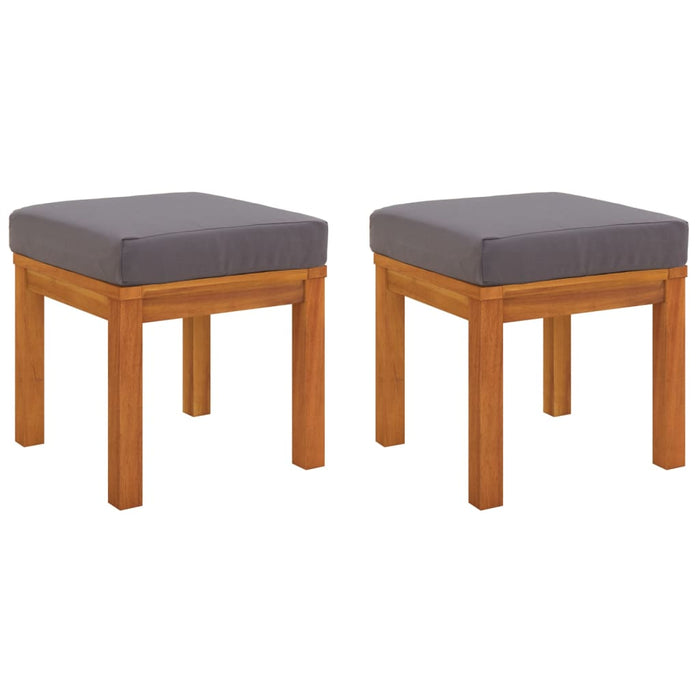 Set sufragerie de grădină, 3 piese, cu perne, lemn masiv acacia - WALTI WALTI