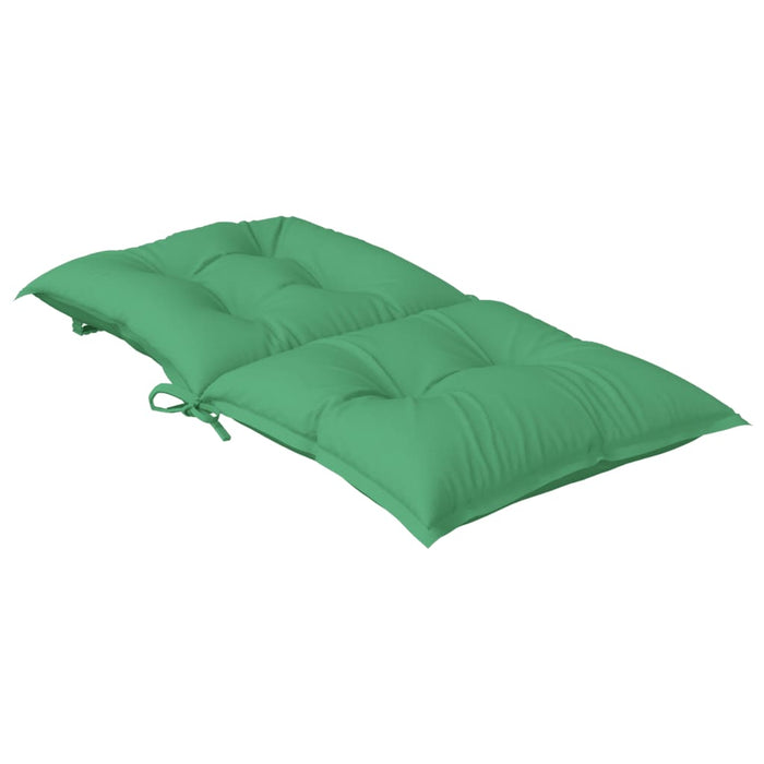 Perne scaun cu spătar mic, 2 buc., verde, 100x50x7 cm, textil WALTI